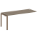 Проходной наборный элемент рабочей станции Metal System Style БП.ПРС-СП-1.5 1800x720x750 (Дуб Наварра/Серый металл)
