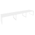 Стол переговорный Onix O.MO-PRG-3.4 4740x980x750 (Тиквуд Темный/Белый Металл)