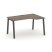 Стол рабочий эргономичный SN-6A.SPA-011(R) (1380х700/980х750) (Тиквуд Светлый/Металл Антрацит)