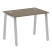 Стол письменный Metal System Style БА.СП-1 1000x720x750 (Дуб Наварра/Серый металл)