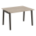 Стол переговорный на деревянных опорах Onix Wood OW.PRG-1.2 1180x980x750 (Тиквуд Светлый/Дуб Темный)