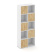 Стеллаж Locker Plus LK.K-008 798x350x1983 (Дуб Аризона)