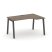 Стол рабочий эргономичный SN-5A.SPA-001(R) (1380х600/980х750) (Тиквуд Светлый/Металл Антрацит)