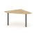 Угловой элемент переговорного стола SN-6.UPRG-031 (1180х1180х750) (Тиквуд Светлый/Металл Антрацит)