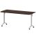 Стол мобильный складной радиусный Моби МБ22-160.70Р 1600x700x750 (Ясень шимо/Антрацит)