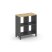 Каркас стеллажа 2 яруса SN.KS-220 (754х400х881) (Антрацит/Тиквуд Светлый/Металл Антрацит)