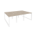 Рабочая станция на О-образном м/к Onix O.MO-D.RS-6.0.8 2340x1635x750 (Тиквуд Темный/Белый Металл)