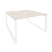 Рабочая станция на О-образном м/к Onix O.MO-D.RS-2.3.7 1380x1475x750 (Тиквуд Темный/Белый Металл)