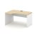 Стол рабочий эргономичный SN-D.SPA-001(L) (1380х600/980х750) (Тиквуд Светлый/Антрацит)