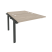 Наборный элемент рабочей станции на м/к Onix O.M-2.NRS-1.7 980x1475x750 (Тиквуд Темный/Белый Металл)