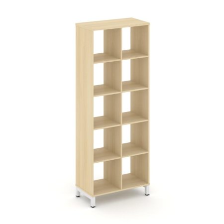 Каркас стеллажа 5 ярусов SN.KS-520 (754х400х1982) (Акация Лорка/Металл Белый)