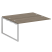 Проходной наборный элемент рабочей станции Metal System Style БО.ПРС-СП-2.4 1600x1475x750 (Дуб Наварра/Серый металл)