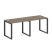 Рабочая станция Metal System Style БО.СМ-2.1 2000x720x750 (Дуб Наварра/Серый металл)