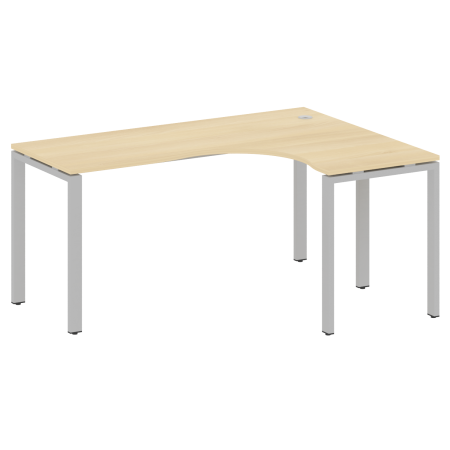Стол криволинейный правый Metal System Style БП.СА-4 Пр 1600x1200x750 (Акация/Серый металл)
