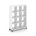 Каркас стеллажа 4 яруса SN.KS-430 (1121х400х1615) (Антрацит/Тиквуд Светлый/Металл Антрацит)