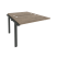 Наборный элемент рабочей станции на м/к Onix O.M-2.NRS-1.7 980x1475x750 (Тиквуд Темный/Белый Металл)