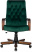 Кресло руководителя T-9928WALNUT Fabric зеленый Italia Green крестов. металл/дерево (Зеленый)