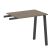 Приставной элемент Metal System Style БА.ПР-2 800x600x750 (Дуб Наварра/Серый металл)