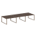 Рабочая станция Metal System Style БО.СМ-6.3 4200x1475x750 (Дуб Наварра/Серый металл)