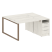 Рабочая станция Metal System Style БО.РС-СТП-2.2 1612x1475x750 (Дуб Наварра/Серый металл)