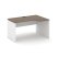 Стол рабочий эргономичный SN-D.SPA-011(R) (1380х700/980х750) (Тиквуд Светлый/Антрацит)