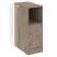 Тумба с подсветкой 5 ящиков TIP-ON, проходная  средняя Onix O.R-TV-5TIP.S 436x767x1185 (Тиквуд Светлый)