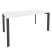 Стол рабочий на П-образном м/к Onix O.MP-SP-4.8 1580x800x750 (Тиквуд Темный/Белый Металл)