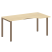 Стол криволинейный правый Metal System Style БП.СА-1 Пр 1600x900x750 (Дуб Наварра/Серый металл)
