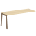 Проходной наборный элемент рабочей станции Metal System Style БА.ПРС-СП-1.5 1800x720x750 (Дуб Наварра/Серый металл)