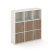 Стеллаж Locker Plus LK.K-003 1188x350x1203 (Дуб Аризона)