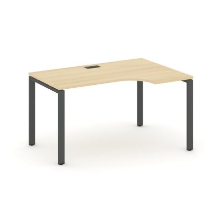 Стол рабочий эргономичный SN-6P.SPA-001(R) (1380х600/980х750) (Акация Лорка/Металл Антрацит)