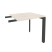 Брифинг-приставка на П-образном м/к Onix O.MP-BR-7 780x720x750 (Тиквуд Светлый/Черный металл)