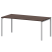 Стол на металлокаркасе для заседаний Арго-М АМ-0058 1800x850x760 (Темный шимо/Белый)
