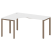 Стол криволинейный левый Metal System Style БП.СА-4 Л 1600x1200x750 (Дуб Наварра/Серый металл)