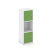 Стеллаж Locker Plus LK.K-001 408x350x1203 (Дуб Аризона)