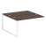 Проходной наборный элемент рабочей станции Metal System Style БО.ПРС-СП-2.3 1400x1475x750 (Дуб Наварра/Серый металл)