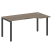 Стол криволинейный правый Metal System Style БП.СА-1 Пр 1600x900x750 (Дуб Наварра/Серый металл)