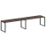 Рабочая станция Metal System Style БО.СМ-2.5 3600x720x750 (Дуб Наварра/Серый металл)