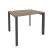 Стол рабочий на П-образном м/к Onix O.MP-SP-1.8 980x800x750 (Тиквуд Темный/Белый Металл)