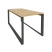 Рабочая станция на О-образном м/к Onix O.MO-D.RS-2.0.8 780x1635x750 (Тиквуд Темный/Белый Металл)