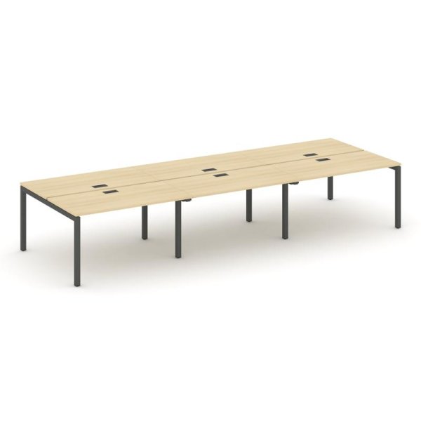 Рабочая станция 2-х сторонняя SN-5P.DRS-061 (2940х1232х750) (Акация Лорка/Металл Антрацит)