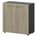 Шкаф низкий закрытый Кортез СМШ28F 792x380x811 (Кронберг/Графит)