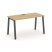 Стол письменный SN-6A.SP-011 (980х700х750) (Тиквуд Светлый/Металл Антрацит)