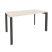 Стол рабочий на П-образном м/к Onix O.MP-SP-3.7 1380x720x750 (Тиквуд Темный/Белый Металл)