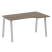 Стол криволинейный правый Metal System Style БА.СА-2 Пр 1400x900x750 (Дуб Наварра/Серый металл)