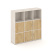 Стеллаж Locker Plus LK.K-003 1188x350x1203 (Дуб Аризона)