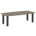 Стол переговорный LT.SP2 2400x1200x750 (Снежная Патина/Антрацит металл)