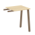 Приставной элемент Metal System Style БА.ПР-1 600x600x750 (Дуб Наварра/Серый металл)
