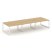 Рабочая станция 2-х сторонняя SN-5O.DRS-081 (2940х1632х750) (Тиквуд Светлый/Металл Антрацит)