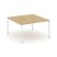 Рабочая станция 2-х сторонняя SN-4P.DRS-001 (980х1232х750) (Тиквуд Светлый/Металл Антрацит)